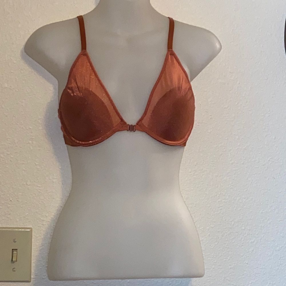 Calvin Klein Copper Satin Bra Size 32D